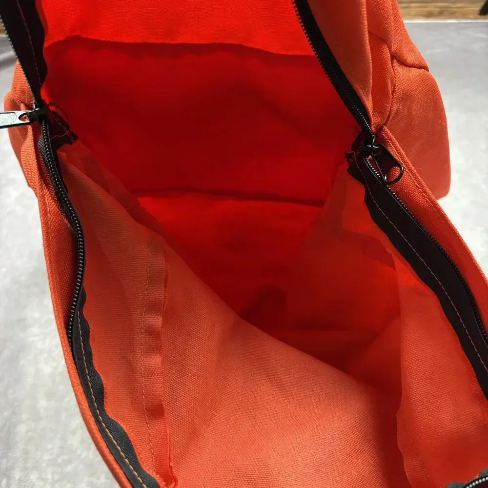 Vintage CMC Rescue California Mountain Co Orange Backpack Made USA Hiking Pack